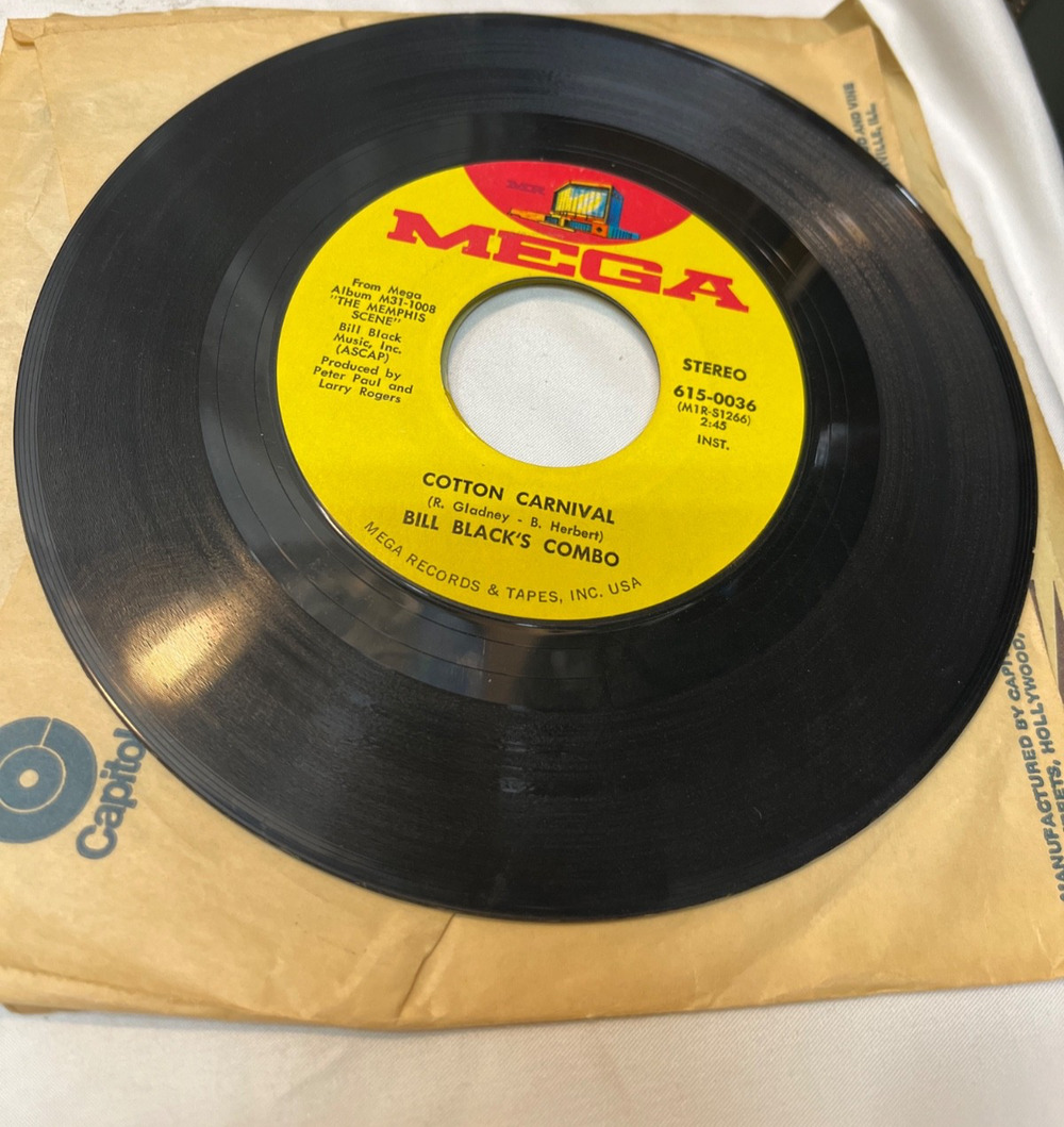 Bill Blacks Combo Cotton Carnival / Rings 45 Funk Breaks Mega 615-0036 VG+